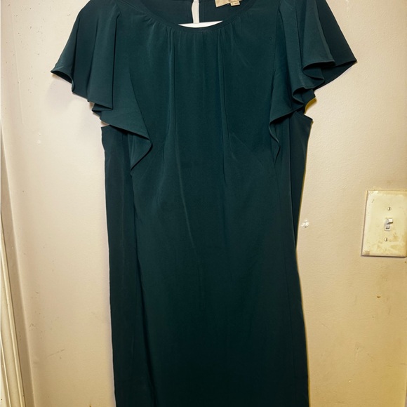 Ann Taylor Loft Teal Wrap Dress - Picture 6 of 6